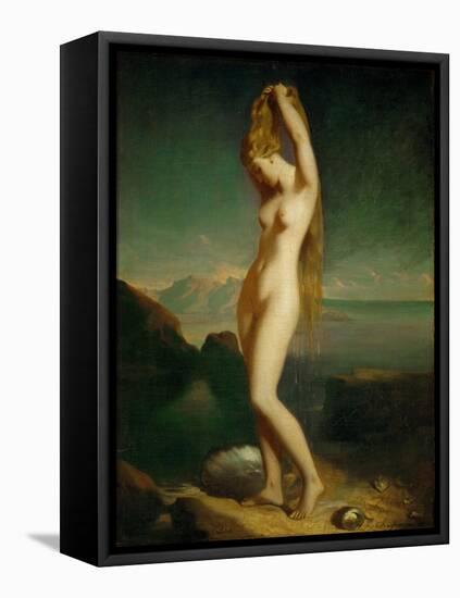 Venus Anadyomene, 1838, Salon 1839 Canvas 65.5 x 55 cm R.F. 2262.-Theodore Chasseriau-Framed Premier Image Canvas