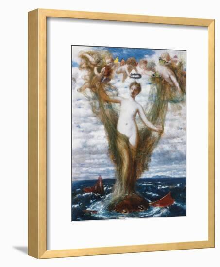 Venus Anadyomene, 1872-Arnold Bocklin-Framed Giclee Print