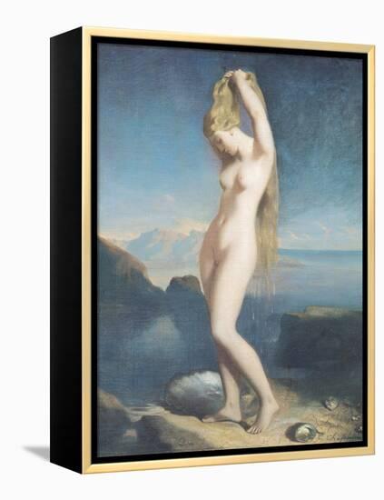 Venus Anadyomene, or Venus of the Sea, 1838-Theodore Chasseriau-Framed Premier Image Canvas