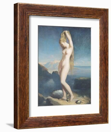 Venus Anadyomene, or Venus of the Sea, 1838-Theodore Chasseriau-Framed Giclee Print