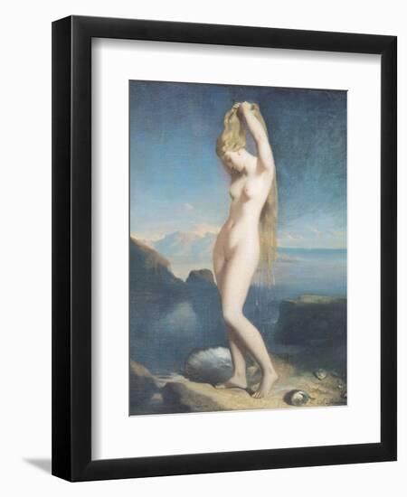 Venus Anadyomene, or Venus of the Sea, 1838-Theodore Chasseriau-Framed Giclee Print