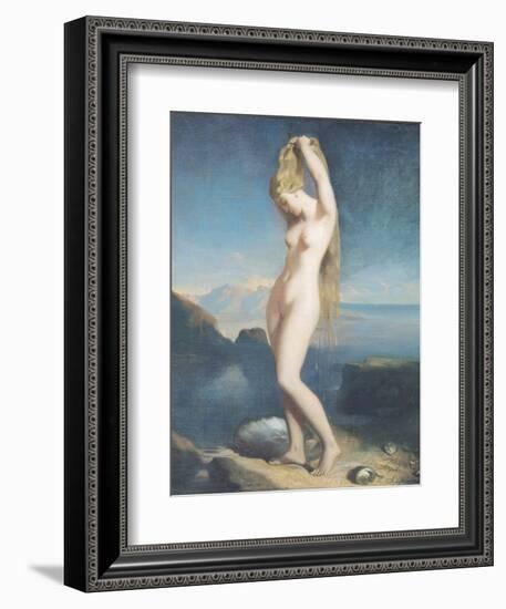 Venus Anadyomene, or Venus of the Sea, 1838-Theodore Chasseriau-Framed Giclee Print