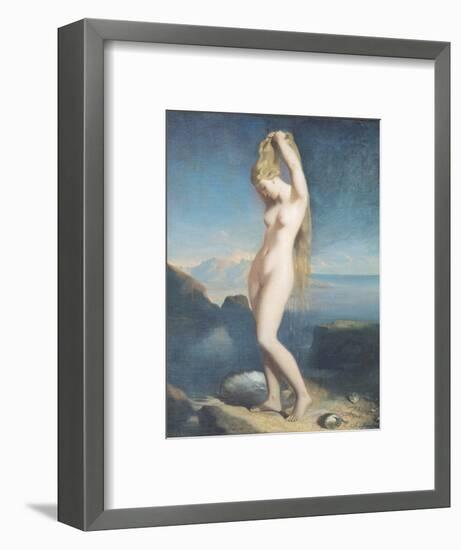 Venus Anadyomene, or Venus of the Sea, 1838-Theodore Chasseriau-Framed Premium Giclee Print