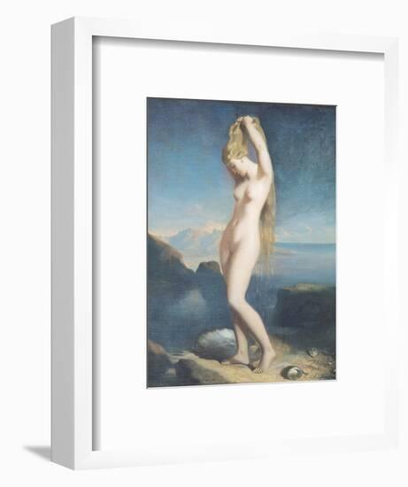 Venus Anadyomene, or Venus of the Sea, 1838-Theodore Chasseriau-Framed Premium Giclee Print
