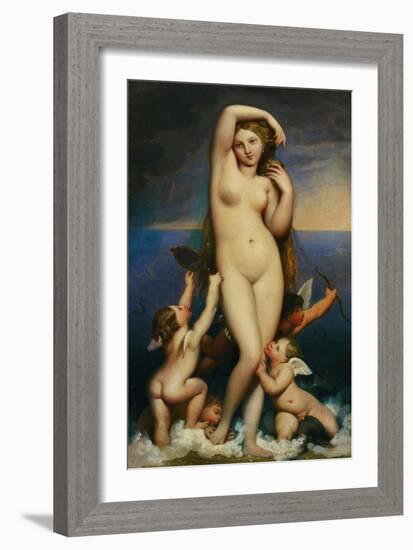 Venus Anadyomene-Jean-Auguste-Dominique Ingres-Framed Giclee Print