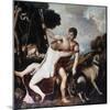 Venus and Adonis, 1553-Titian (Tiziano Vecelli)-Mounted Giclee Print