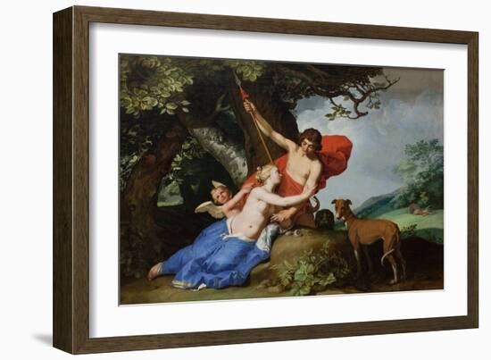 Venus and Adonis, 1632-Abraham Bloemaert-Framed Giclee Print