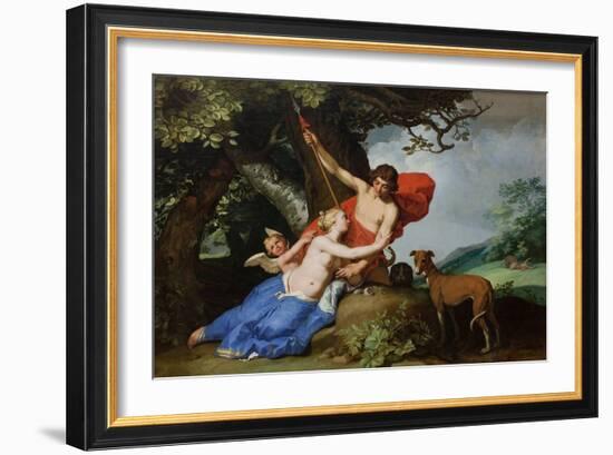 Venus and Adonis, 1632-Abraham Bloemaert-Framed Giclee Print