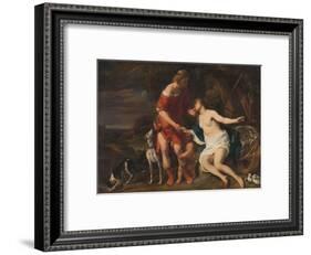 Venus and Adonis, 1657-60-Ferdinand Bol-Framed Giclee Print