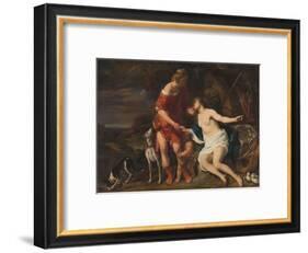 Venus and Adonis, 1657-60-Ferdinand Bol-Framed Giclee Print