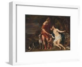 Venus and Adonis, 1657-60-Ferdinand Bol-Framed Giclee Print