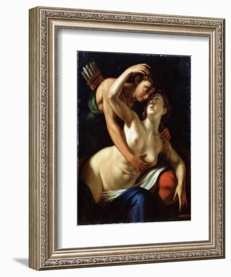 Venus and Adonis, 16th Century-Luca Cambiaso-Framed Giclee Print