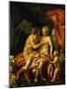 Venus and Adonis, circa 1580-Paolo Veronese-Mounted Giclee Print