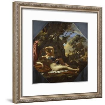 Venus and Adonis-Simon Vouet-Framed Giclee Print