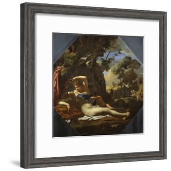 Venus and Adonis-Simon Vouet-Framed Giclee Print