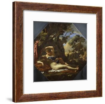Venus and Adonis-Simon Vouet-Framed Giclee Print