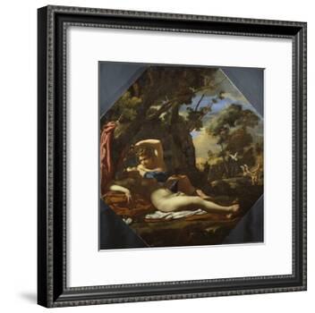 Venus and Adonis-Simon Vouet-Framed Giclee Print