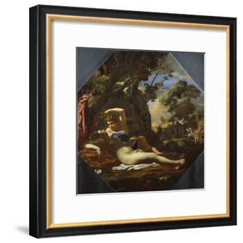 Venus and Adonis-Simon Vouet-Framed Giclee Print