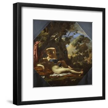 Venus and Adonis-Simon Vouet-Framed Giclee Print