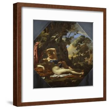 Venus and Adonis-Simon Vouet-Framed Giclee Print