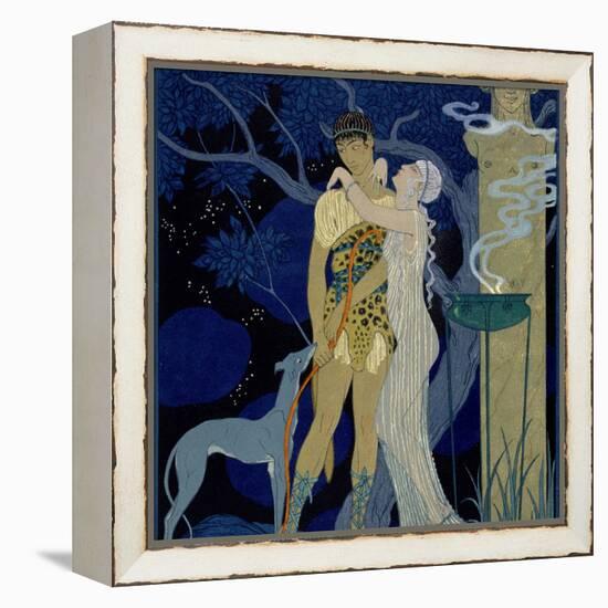 Venus and Adonis-Georges Barbier-Framed Premier Image Canvas