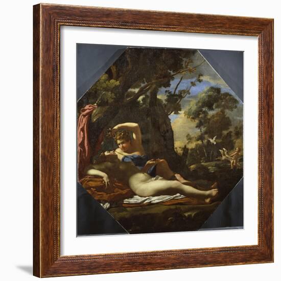 Venus and Adonis-Simon Vouet-Framed Giclee Print