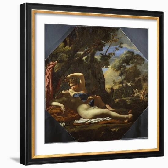 Venus and Adonis-Simon Vouet-Framed Giclee Print