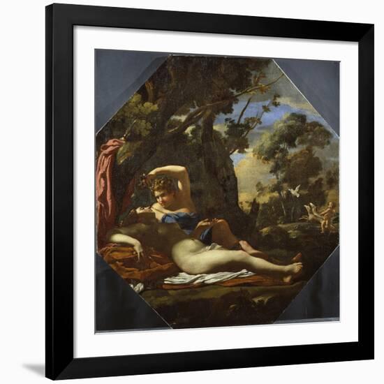 Venus and Adonis-Simon Vouet-Framed Giclee Print