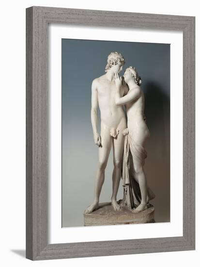 Venus and Adonis-Antonio Canova-Framed Art Print