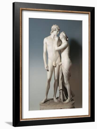 Venus and Adonis-Antonio Canova-Framed Art Print
