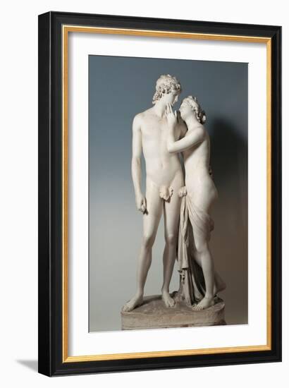 Venus and Adonis-Antonio Canova-Framed Art Print