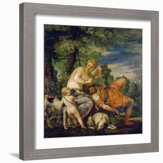 Venus and Adonis-Paolo Uccello-Framed Giclee Print