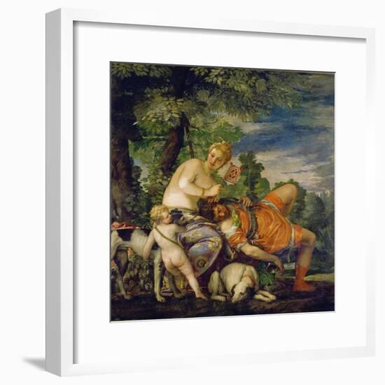 Venus and Adonis-Paolo Uccello-Framed Giclee Print