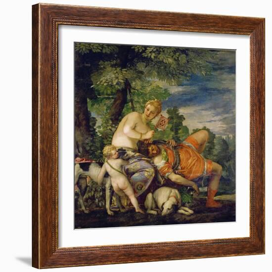 Venus and Adonis-Paolo Uccello-Framed Giclee Print
