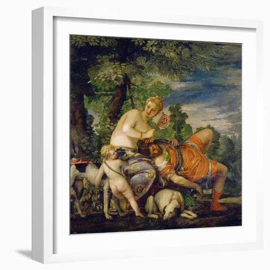 Venus and Adonis-Paolo Uccello-Framed Giclee Print