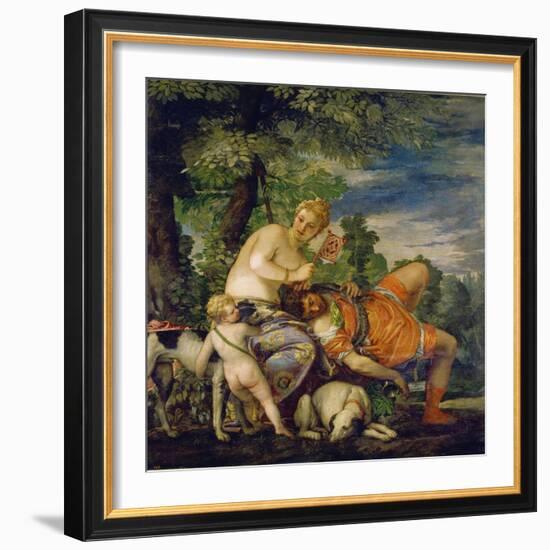 Venus and Adonis-Paolo Uccello-Framed Giclee Print