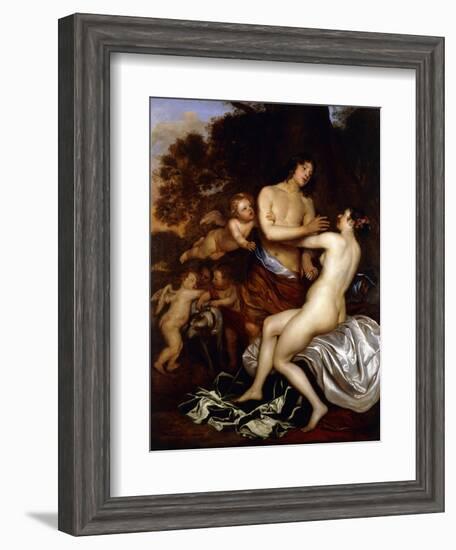 Venus and Adonis-Jan Mytens-Framed Giclee Print