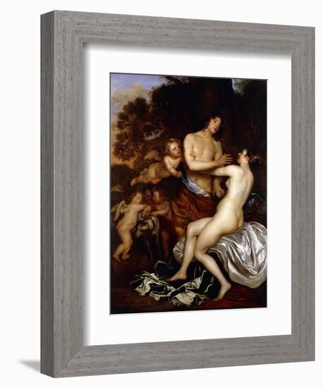 Venus and Adonis-Jan Mytens-Framed Giclee Print