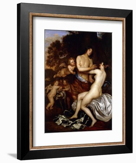 Venus and Adonis-Jan Mytens-Framed Giclee Print