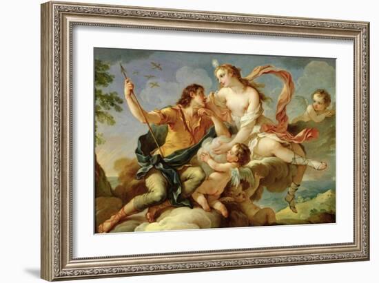 Venus and Adonis-Charles Joseph Natoire-Framed Giclee Print