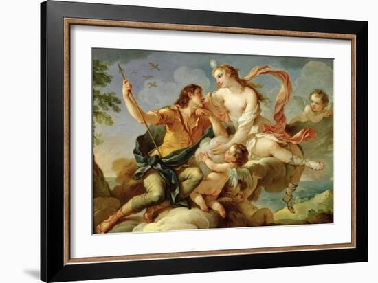 Venus and Adonis-Charles Joseph Natoire-Framed Giclee Print