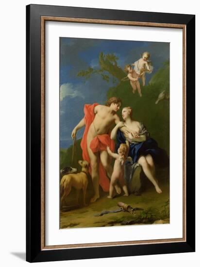 Venus and Adonis-Jacopo Amigoni-Framed Giclee Print