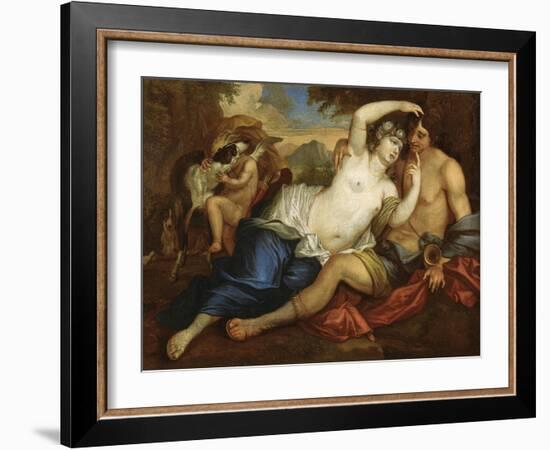 Venus and Adonis-Jan Boeckhorst-Framed Giclee Print