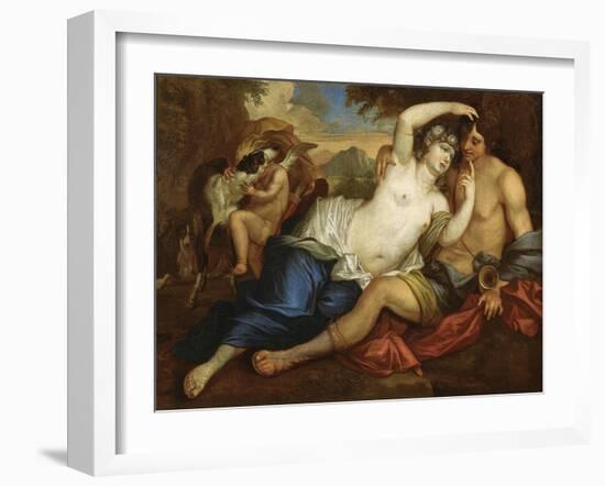 Venus and Adonis-Jan Boeckhorst-Framed Giclee Print