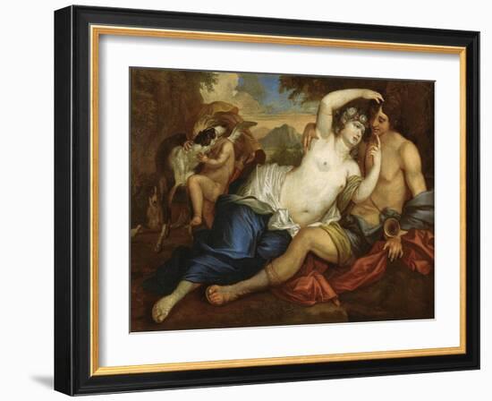 Venus and Adonis-Jan Boeckhorst-Framed Giclee Print