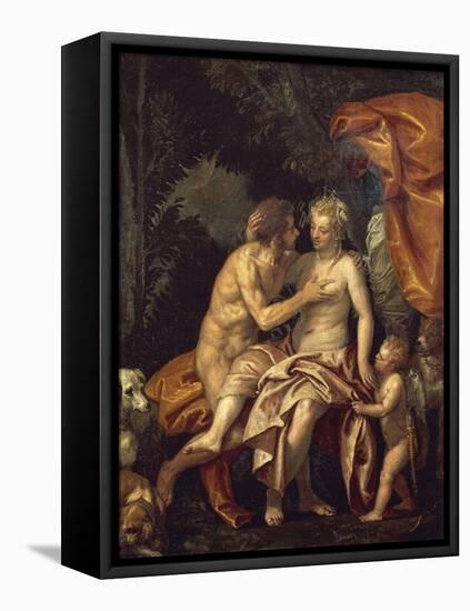 Venus and Adonis-Paolo Veronese-Framed Premier Image Canvas