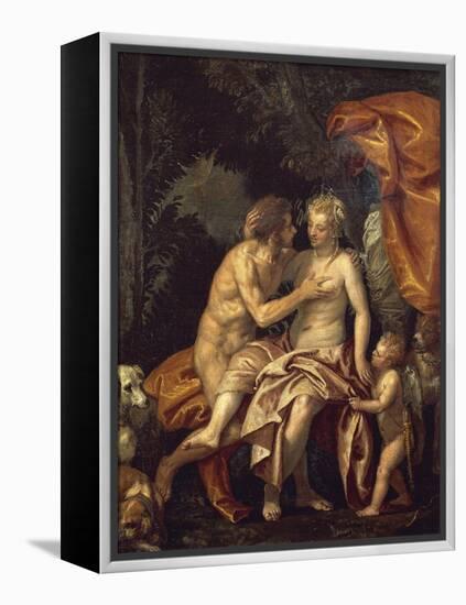 Venus and Adonis-Paolo Veronese-Framed Premier Image Canvas