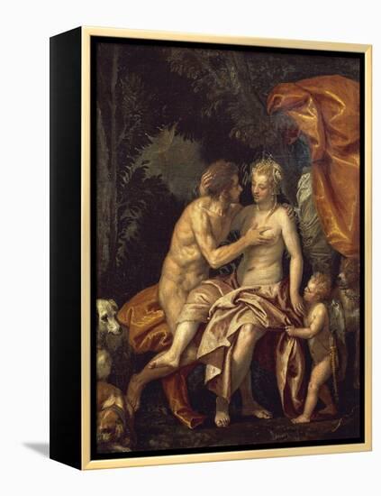 Venus and Adonis-Paolo Veronese-Framed Premier Image Canvas