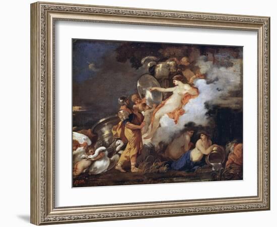 Venus and Aeneas, 17th Century-Sébastien Bourdon-Framed Giclee Print