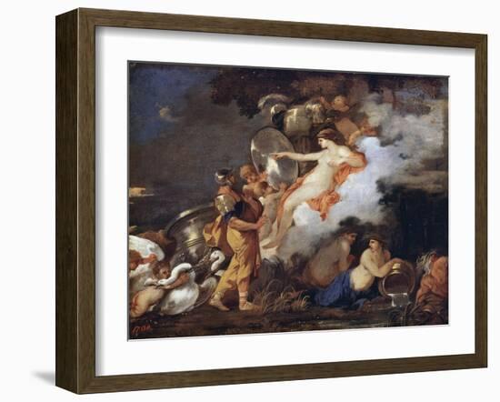 Venus and Aeneas, 17th Century-Sébastien Bourdon-Framed Giclee Print